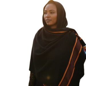 Black Floral Paisley Viscose Stole