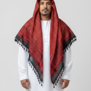 Polyester Keffiyeh Shemagh, Geometric Weave