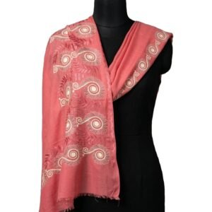 Swiss Voile Shawl – Paisley Border