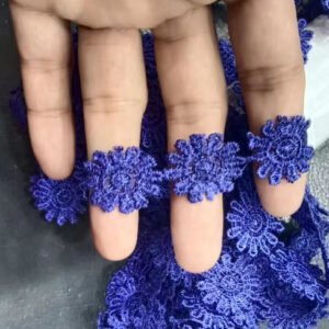 Guipure Embroidered Floral Lace Trim – 15 Yard Roll