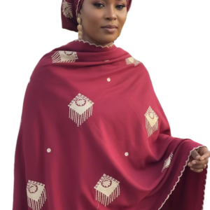 Swiss Voile Shawl – Floral on Poly Cotton Voile