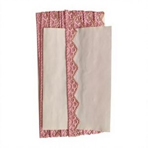 Sequin Embroidered Lace Trim – Scallop Edge Border