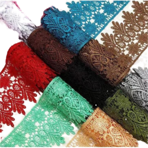 Organza Venise Lace Trim 8.5cm – Floral Embroidery