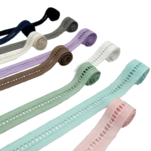 Cotton Eyelet Lace Trim 2.5cm – Openwork Threading Tape