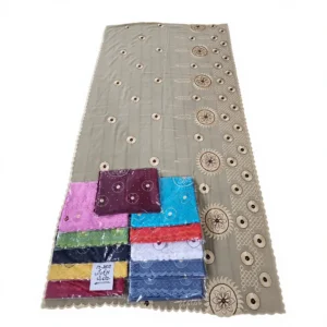 Chiffon Shawl – Laser Cut Eyelet Medallion