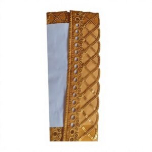 Marigold Sequin Lace Insertion – Lattice Eyelet Band