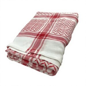 Chevron Plaid Cotton Keffiyeh Scarf