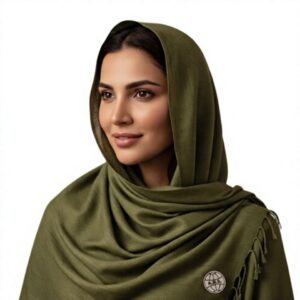 Solid Colour Viscose Pashmina Shawl