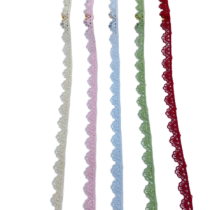 Water Soluble Geometric Lace Trim 0.9cm – Double Sided
