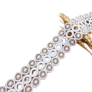 Circular Geometric Guipure Lace Trim 4cm – Openwork