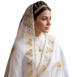 Chiffon Shawl – Butterfly with Scalloped Edge