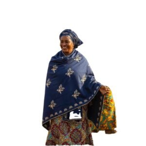 Swiss Voile Shawl – Asoebi Lace Floral