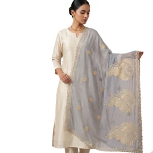 Chiffon Shawl – Floral with Scalloped Edge, Bulk Hijab