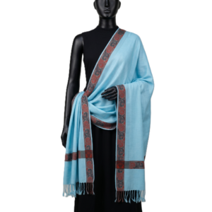 Woven Jacquard Floral Tassel Shawl
