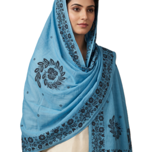 Floral Lace Print Viscose Shawl
