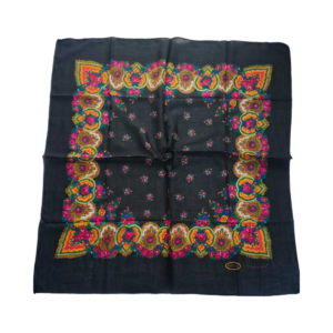 Polyester Square Scarf 125cm – Screen Printed Floral