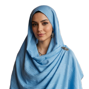 Viscose Voile Shawl – Tonal Self Stripe