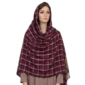 Plaid Cashmere-Feel Multifunction Wrap