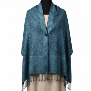 Reversible Paisley Jacquard Stole