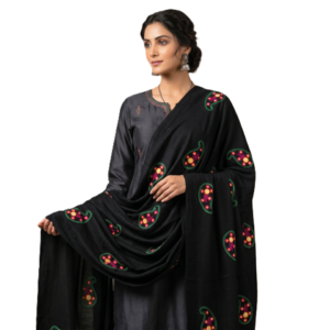Neon Paisley Cashmere-Feel Wrap