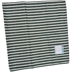 Cotton Herringbone Kitchen Towel – Yarn Dyed Stripe, Low Lint