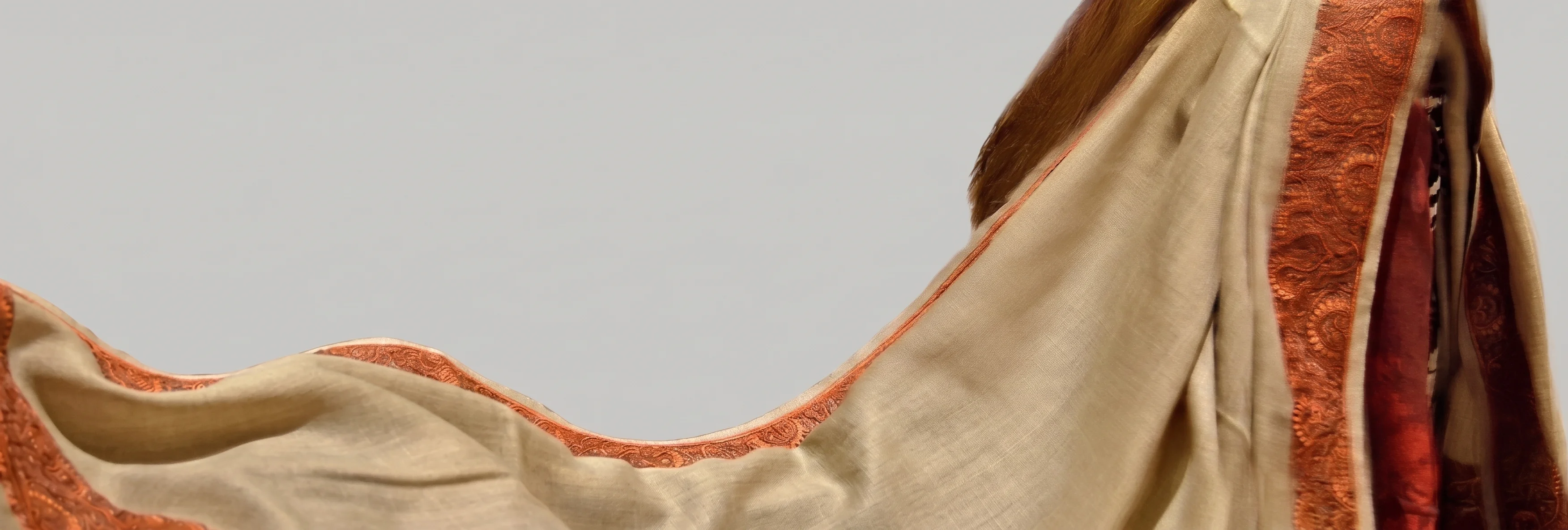 Swiss voile and chiffon shawls for export buyers